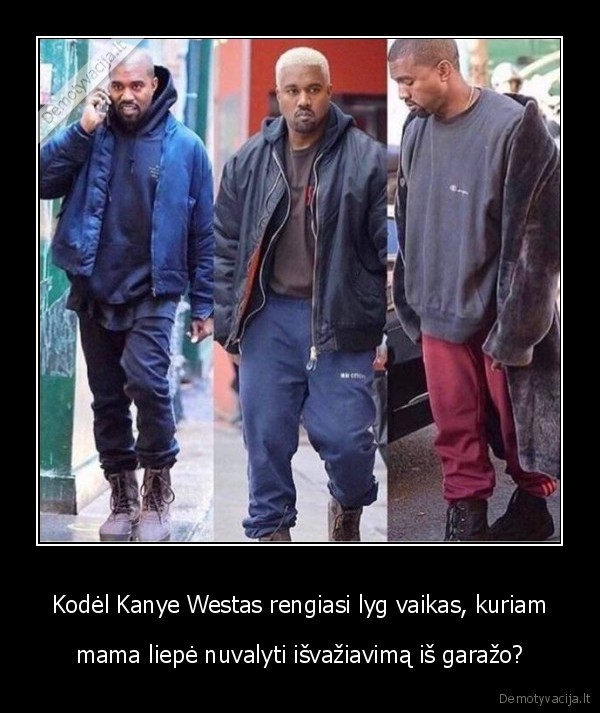 kanye, west,mama,vaikas,garazas