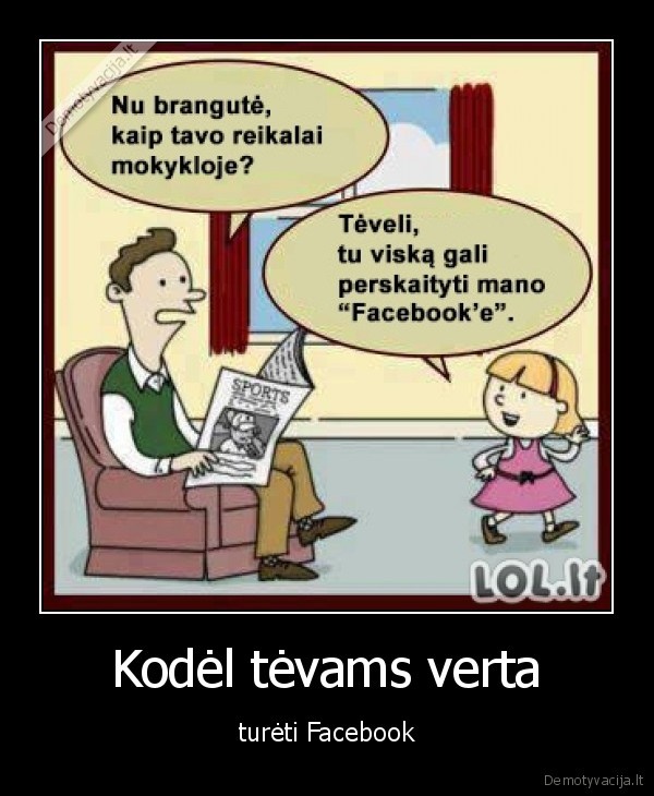 Kodėl tėvams verta