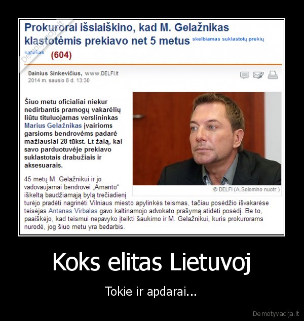 lietuvos, elitas,gelaznikas,drabuziu, klastotes