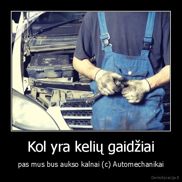 mechanikas,automobilis,keliu, gaideliai