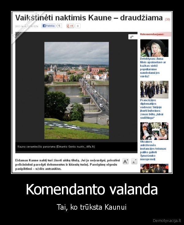 kaunas,komendanto, valanda