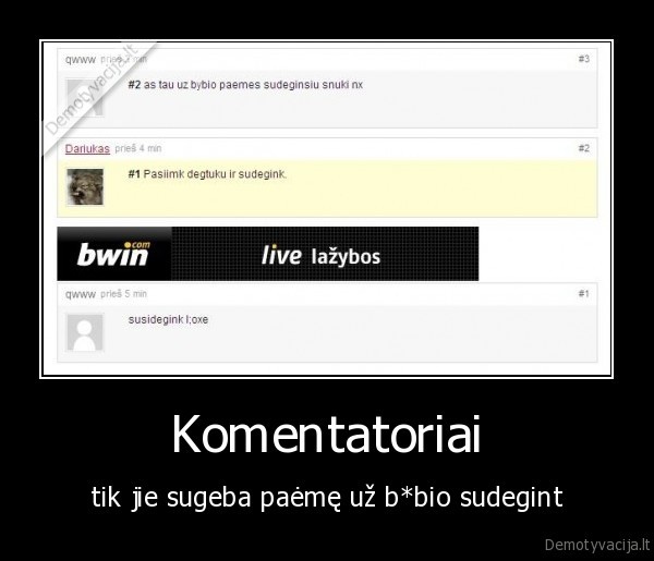 komentatoria,sudegina,bbio