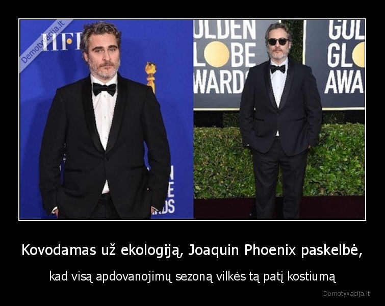 joaquin, phoenix,kostiumas,ekologija