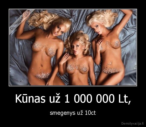 Kūnas už 1 000 000 Lt,