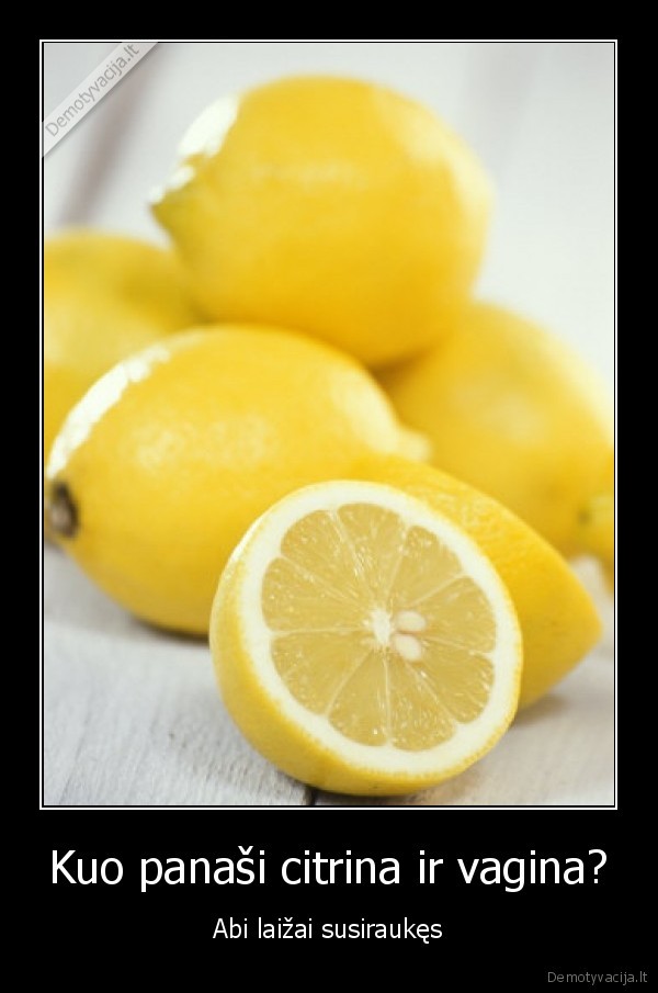 Kuo panaši citrina ir vagina?
