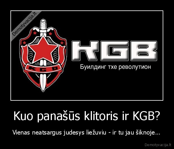 poslas, anekdotas,klitoris,kgb