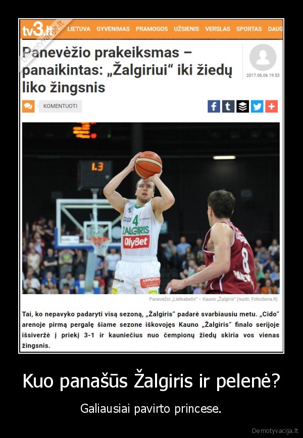 zalgiris,princese,pelene