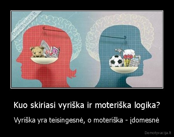 moteriska, logika,vyriska, logika,teisinga, logika,idomi, logika,logiku, skirtumai