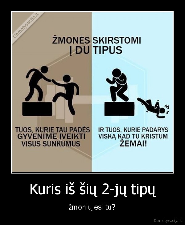 Kuris iš šių 2-jų tipų