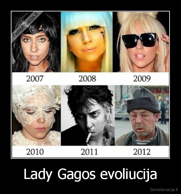 Lady Gagos evoliucija