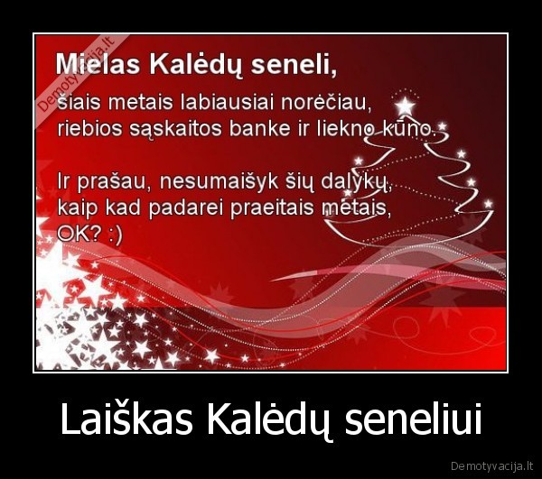 Laiškas Kalėdų seneliui