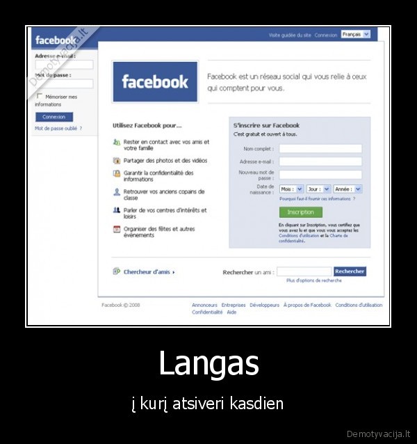 facebook,langas