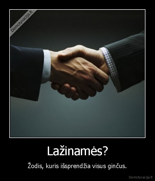 Lažinamės?