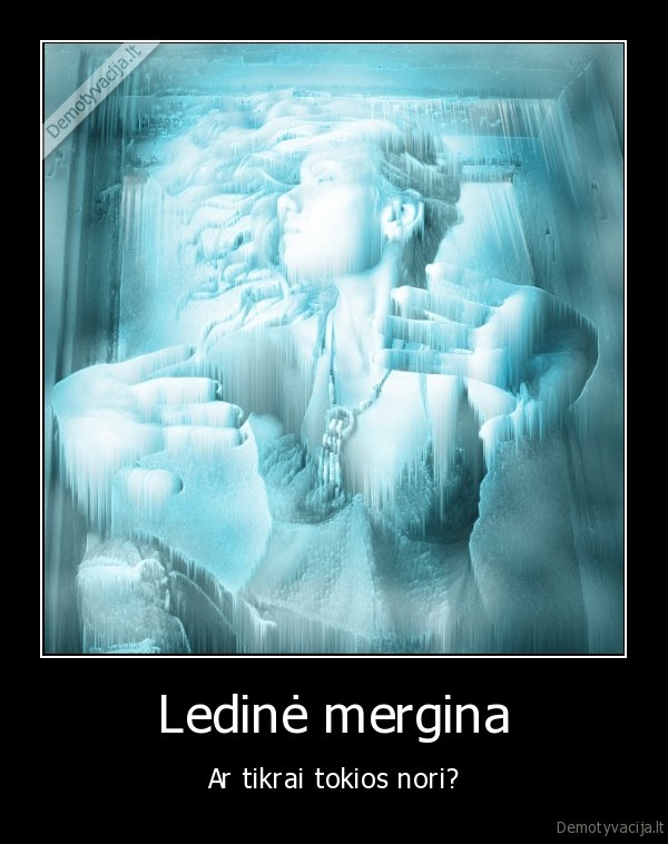 Ledinė mergina