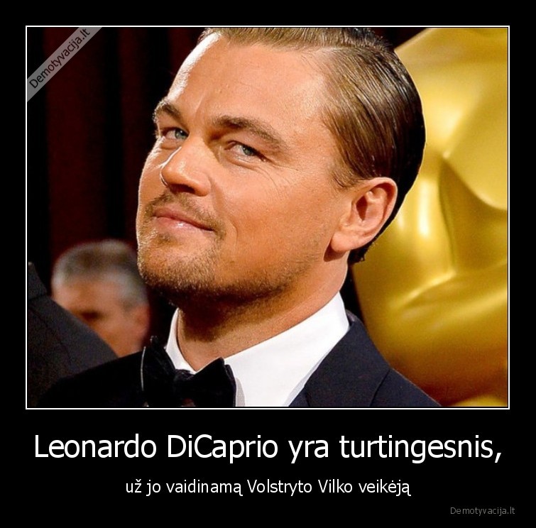 volstryto, vilkas,leonardo, dicaprio,aktorius