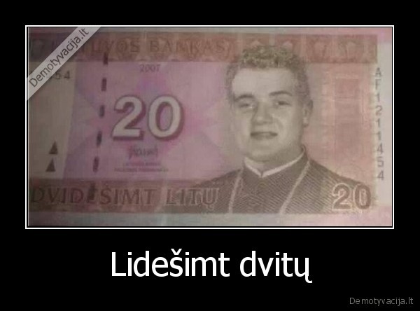 dvidesimt, litu,20, litu, banknotas