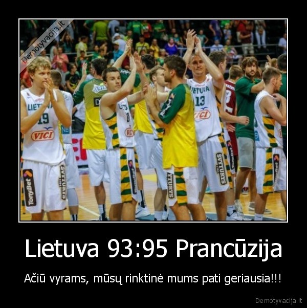 Lietuva 93:95 Prancūzija