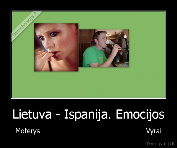 Lietuva - Ispanija. Emocijos