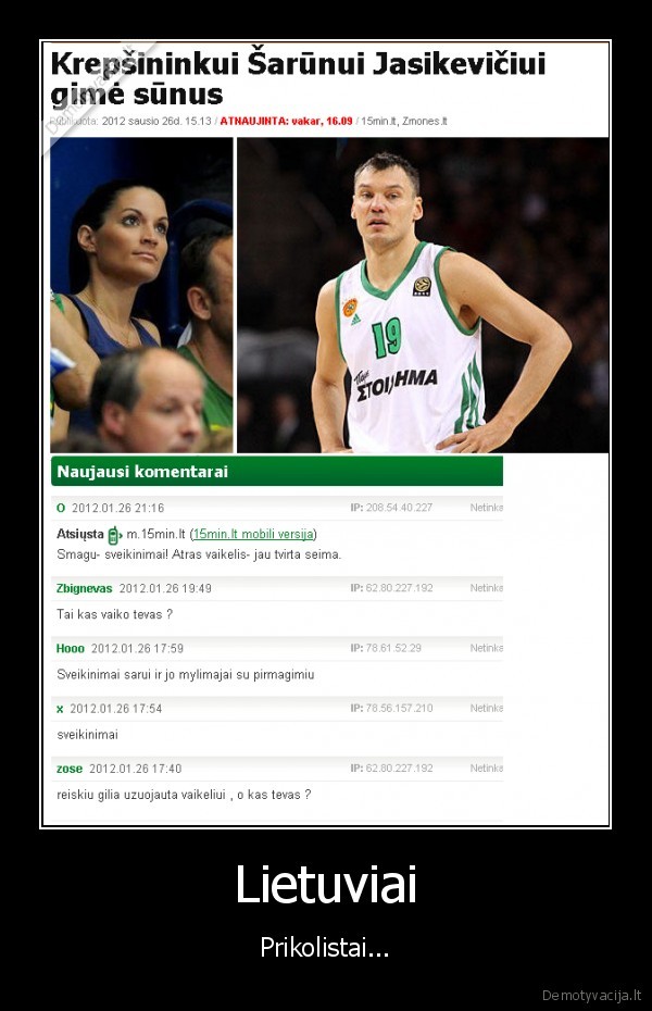 jasikevicius,zalgiris, pralose, ,2012,kubilinatorius