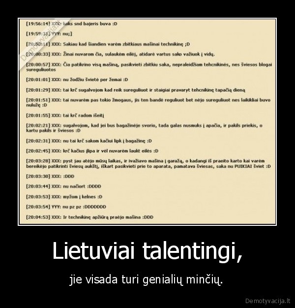 Lietuviai talentingi,