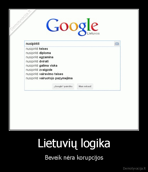 lietuviai, korupcija, palanga, kiec, google