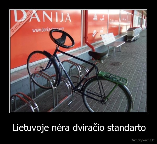 Lietuvoje nėra dviračio standarto