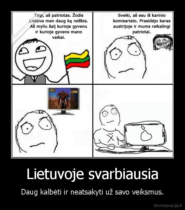 Lietuvoje svarbiausia