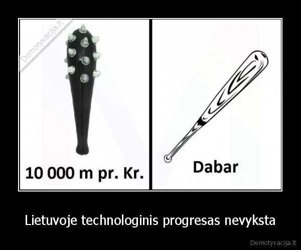 Lietuvoje technologinis progresas nevyksta