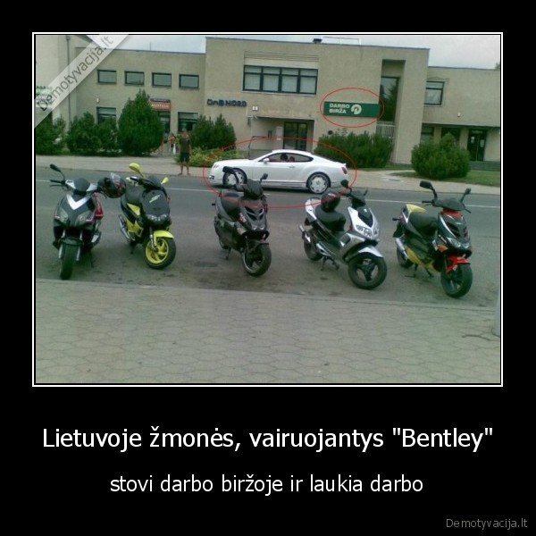 Lietuvoje žmonės, vairuojantys &quot;Bentley&quot;