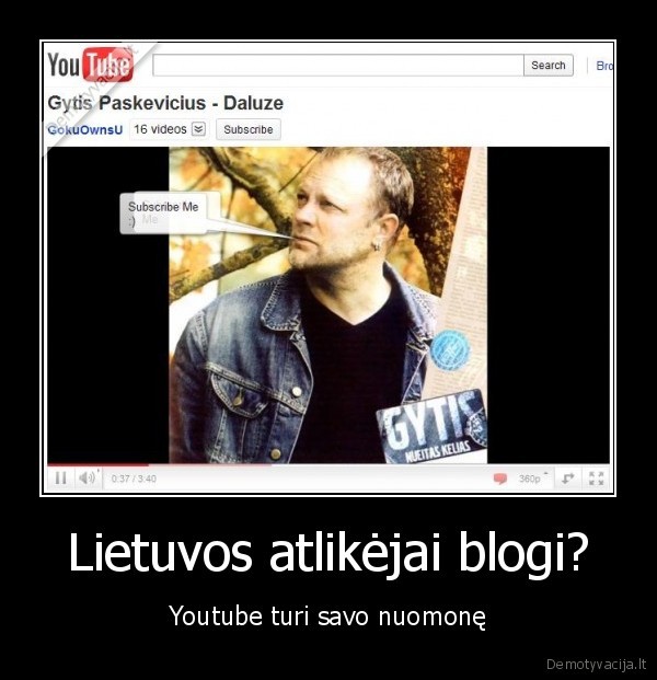 gytis,paskevicius,youtube,patycios