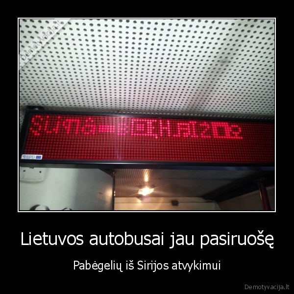 pabegeliai., autobusai