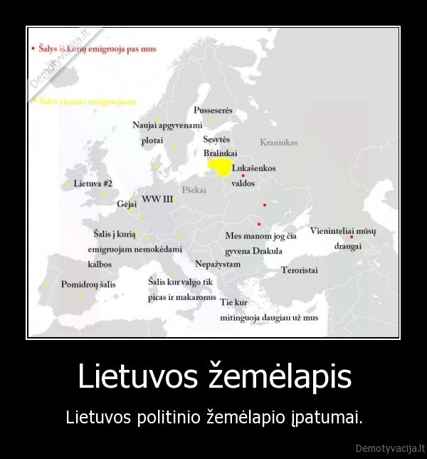 Lietuvos žemėlapis