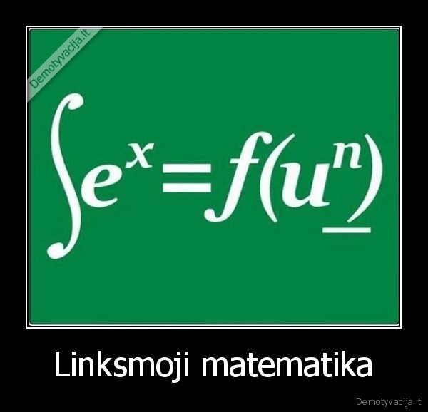 Linksmoji matematika