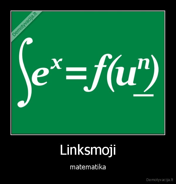 linkmoji, matematikos, dalis