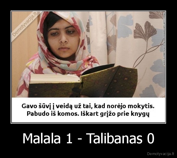 Malala 1 - Talibanas 0