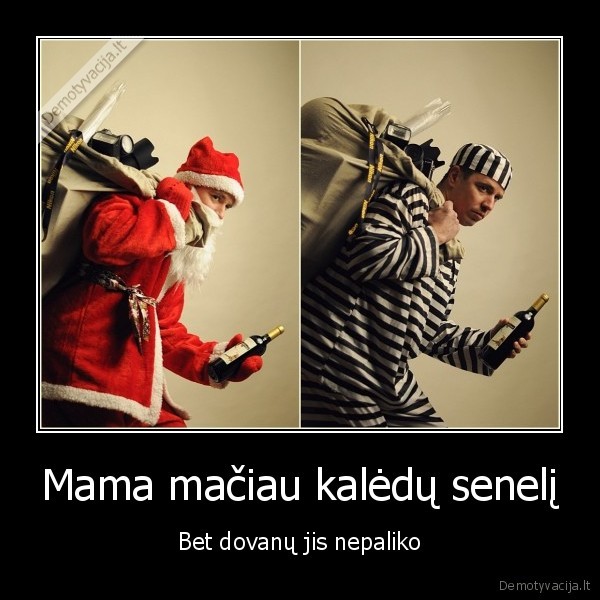 Mama mačiau kalėdų senelį