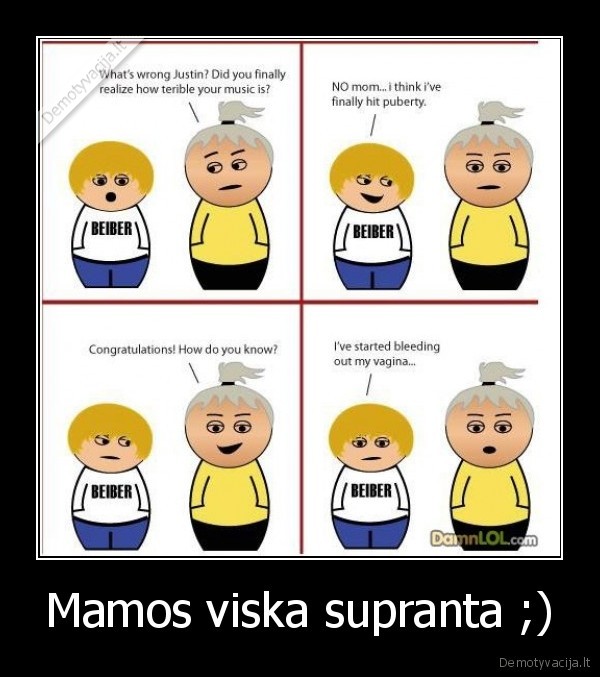 Mamos viska supranta ;)