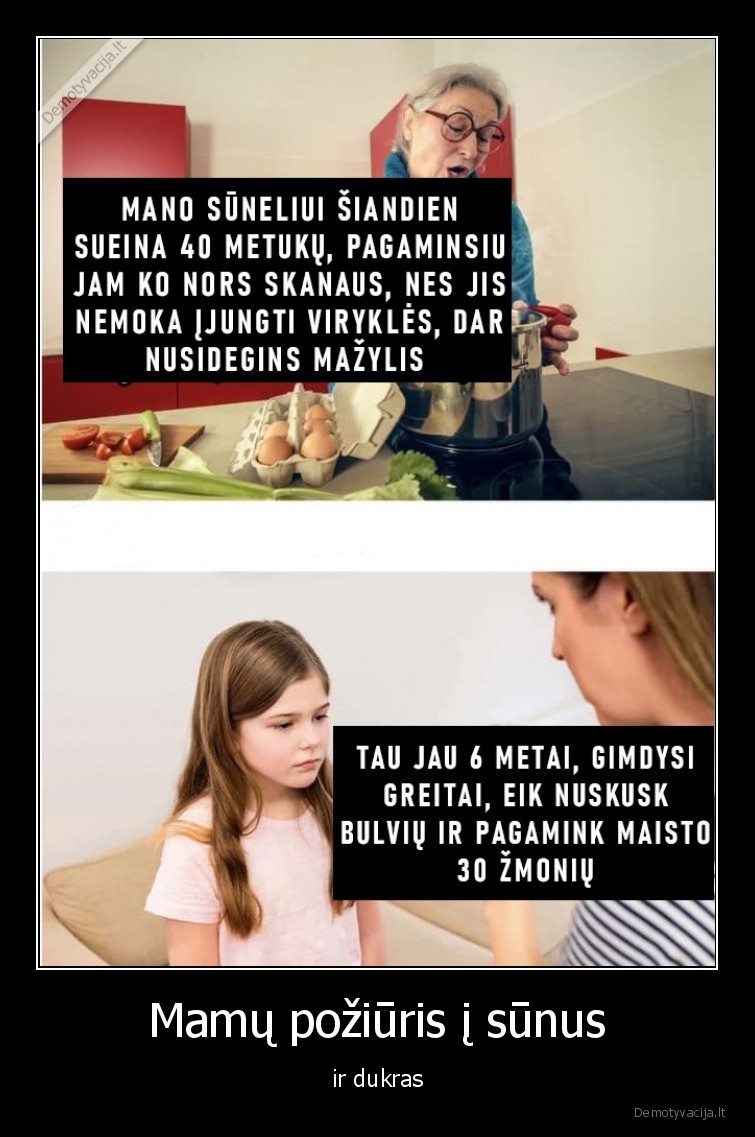 mama,dukra,sunus,poziuris,amzius