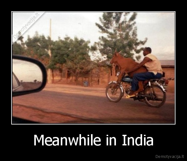 Meanwhile in India