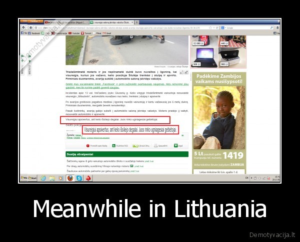 Meanwhile in Lithuania