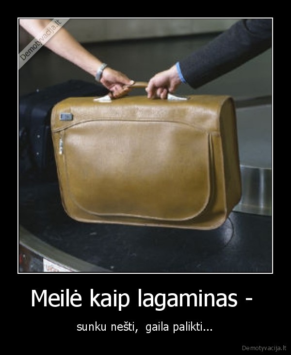 Meilė kaip lagaminas - 