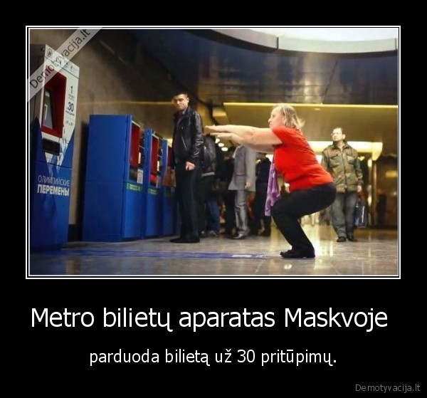 Metro bilietų aparatas Maskvoje 