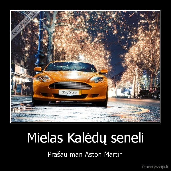 kaledos,dovanos,automobilis,masina,aston, martin