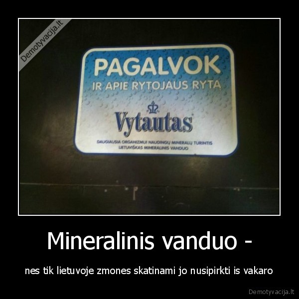 Mineralinis vanduo -