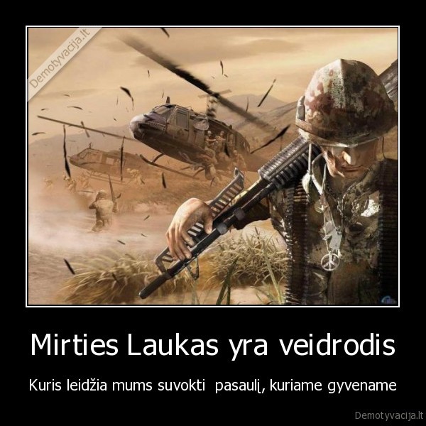 Mirties Laukas yra veidrodis