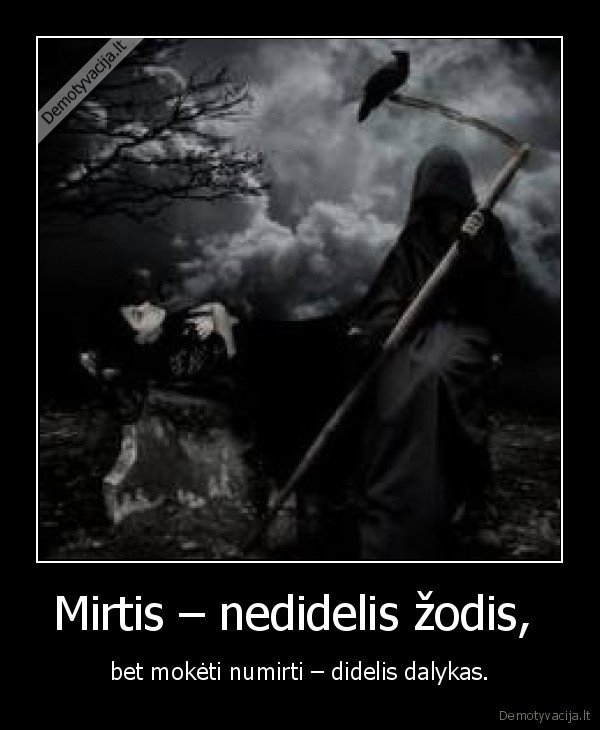 Mirtis – nedidelis žodis, 