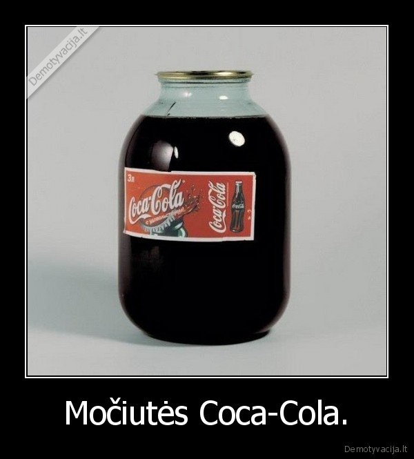 Močiutės Coca-Cola.