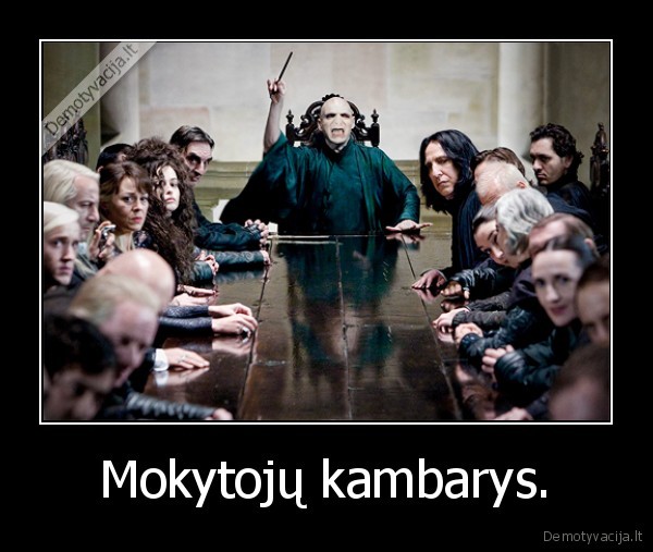 Mokytojų kambarys.