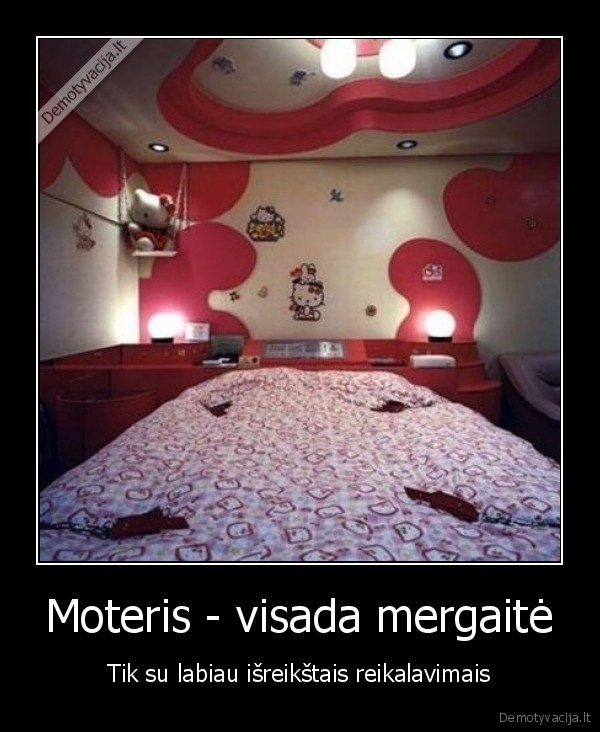 Moteris - visada mergaitė