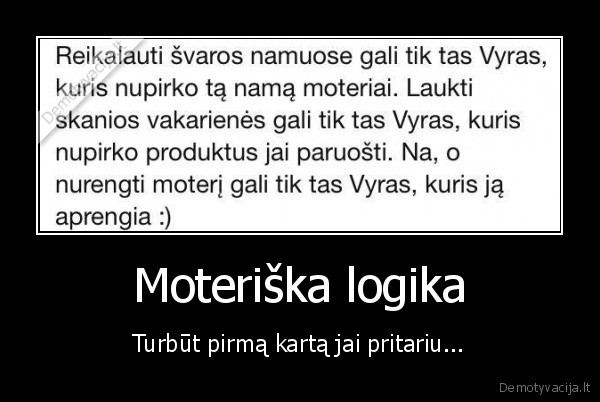 Moteriška logika